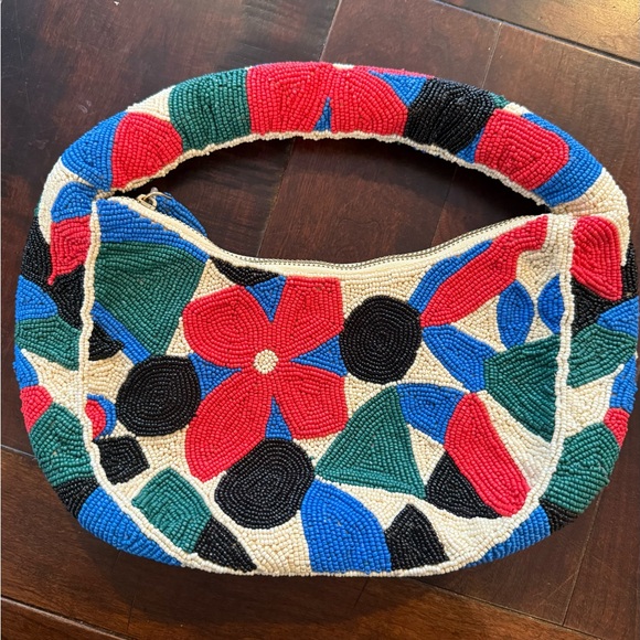 NEW! The Tate Beaded Handbag: Geo Floral Edition by Maeve - Picture 3 of 7